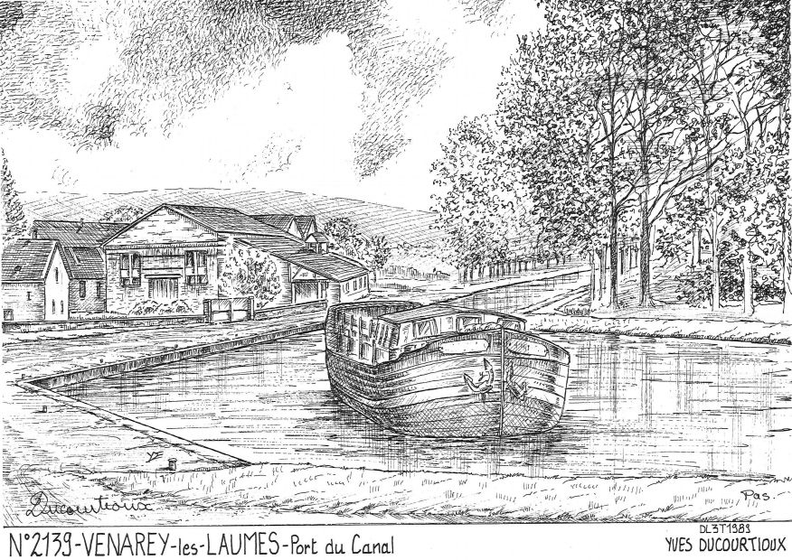N 21039 - VENAREY LES LAUMES - port du canal